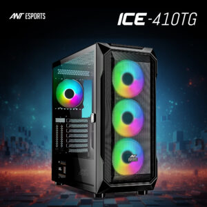 Ant Esports ICE-410TG mid-tower gaming PC cabinet – Omkar Softech