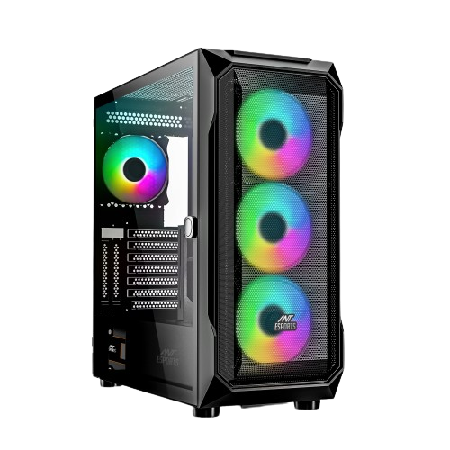 Ant Esports ICE-410TG 2 mid-tower gaming PC cabinet – Omkar Softech