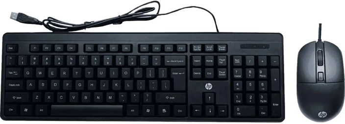 HP Combo KM150 wired keyboard and mouse set for office and home use – Omkar Softech